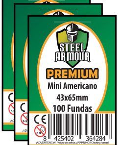 Caja 100 paquetes de fundas Mini Americano Premium (43x65mm) --50% desc.-- (46007)