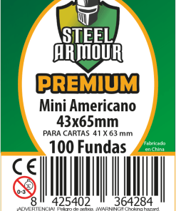 100 Fundas tamaño Mini Americano Premium (43x65mm)
