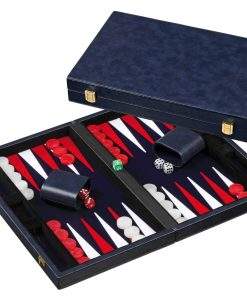Backgammon azul mediano