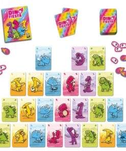 dino fiesta juego de cartas